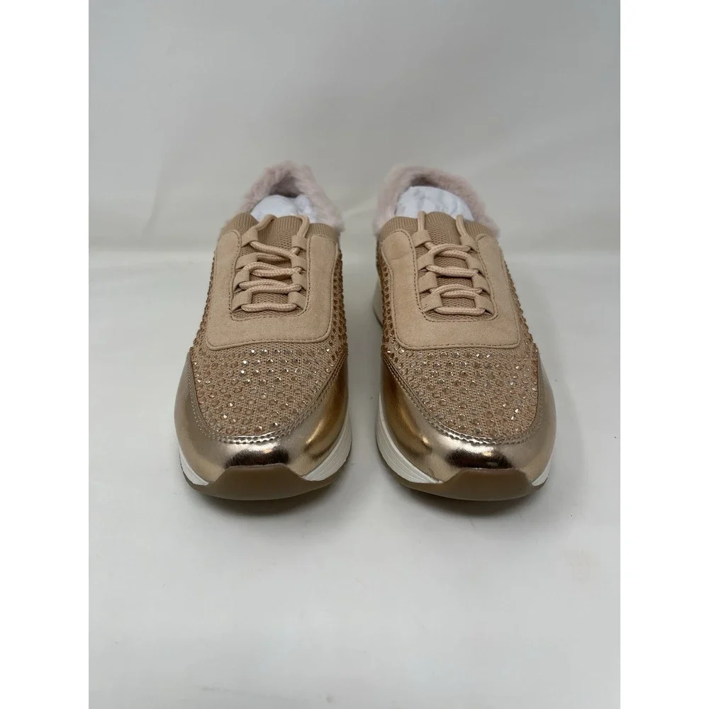 Kenneth Cole Reaction Women's Size 8 Cari Cozy Metallic Rose Sneakers NWT